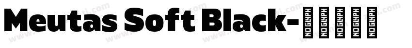 Meutas Soft Black字体转换